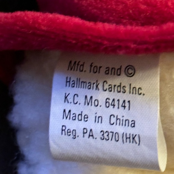 Vintage Christmas Teddy Bears Victorian Angel Bear and Hallmark Holly Bear - Picture 7 of 7